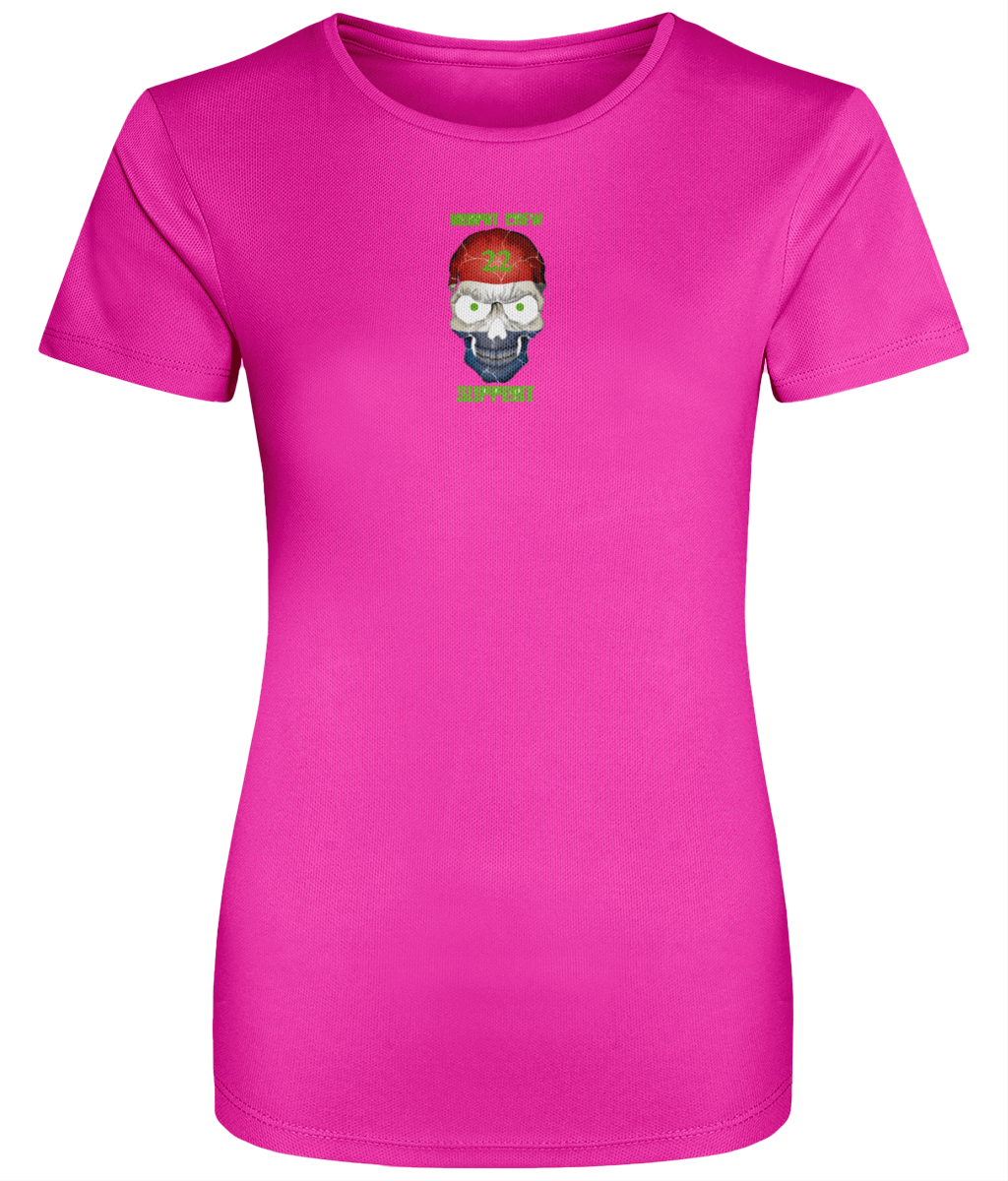 Dames Cool T Support-Skull