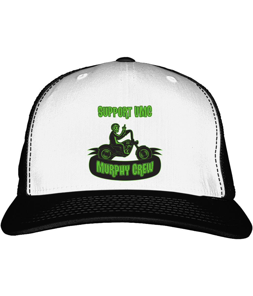 Vintage Snapback Trucker Cap Biker Dude Old Skool