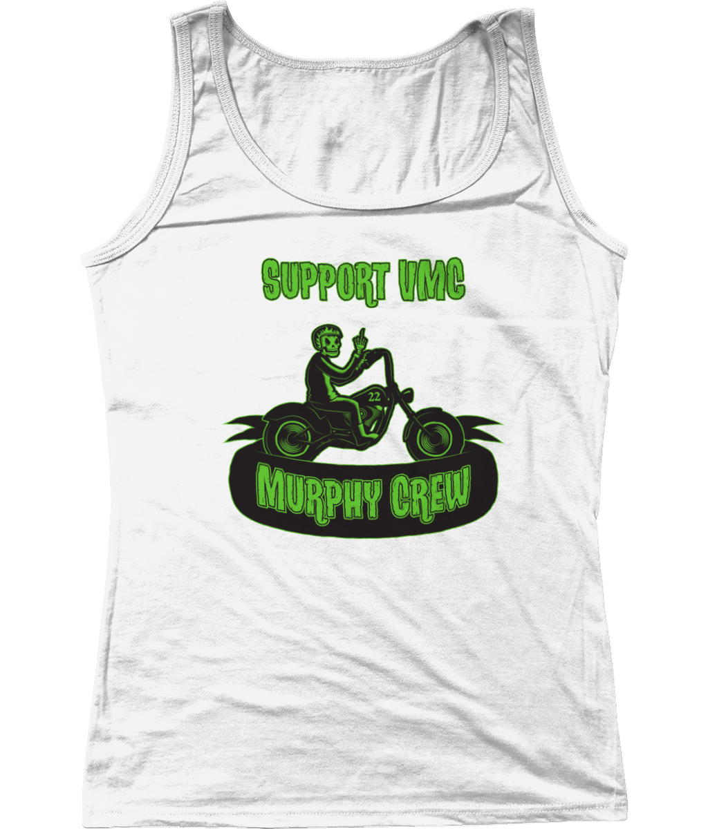 Dames Tank Top Bike Dude Old Skool