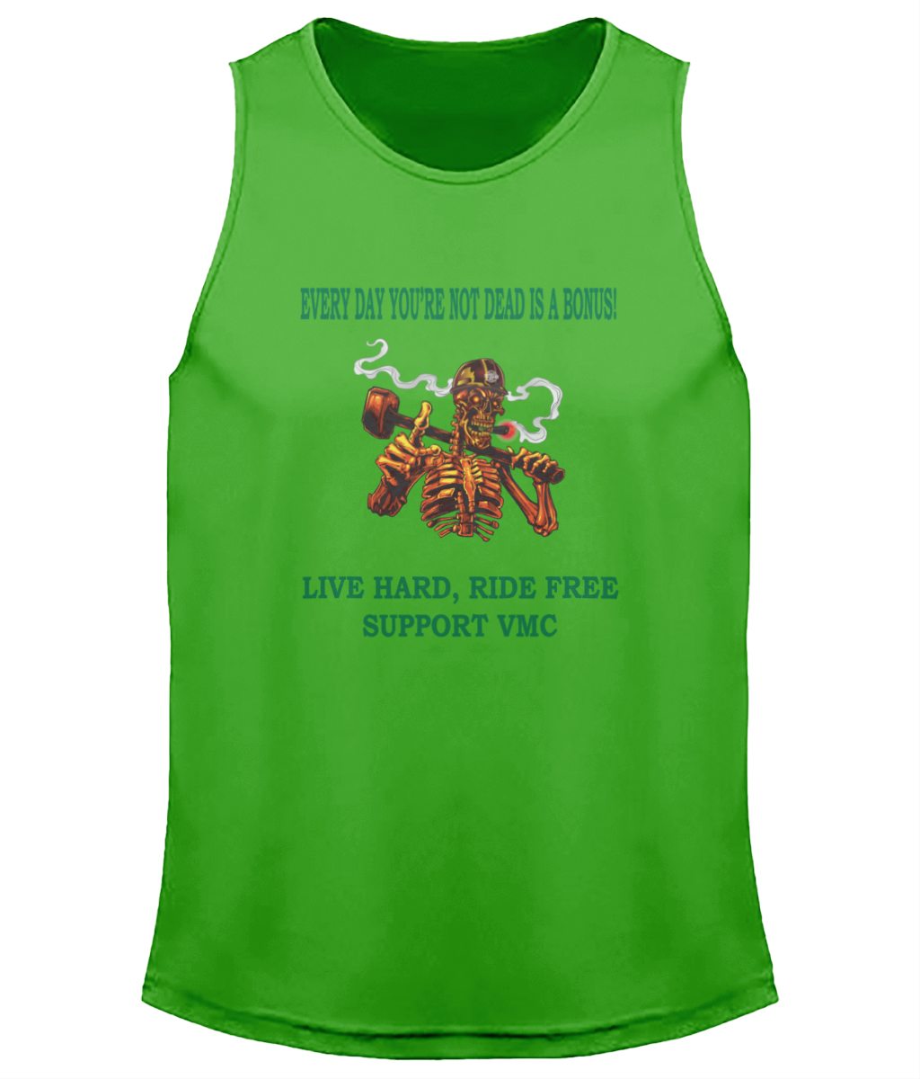 Heren Cool shortsleeve ride-free-skull