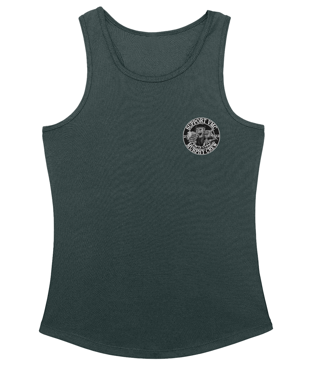 Dames Cool sleeveless Party-Crew-Logo