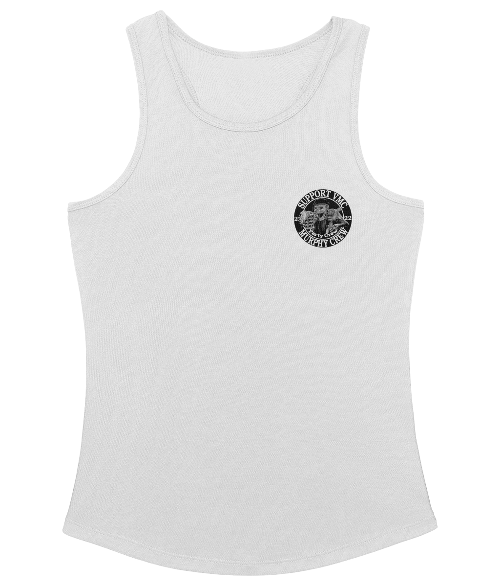 Dames Cool sleeveless Party-Crew-Logo