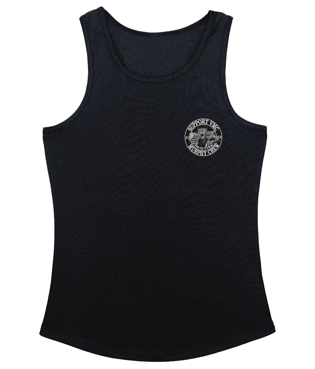 Dames Cool sleeveless Party-Crew-Logo