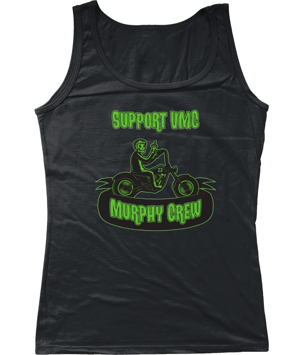 Dames Tank Top Bike Dude Old Skool