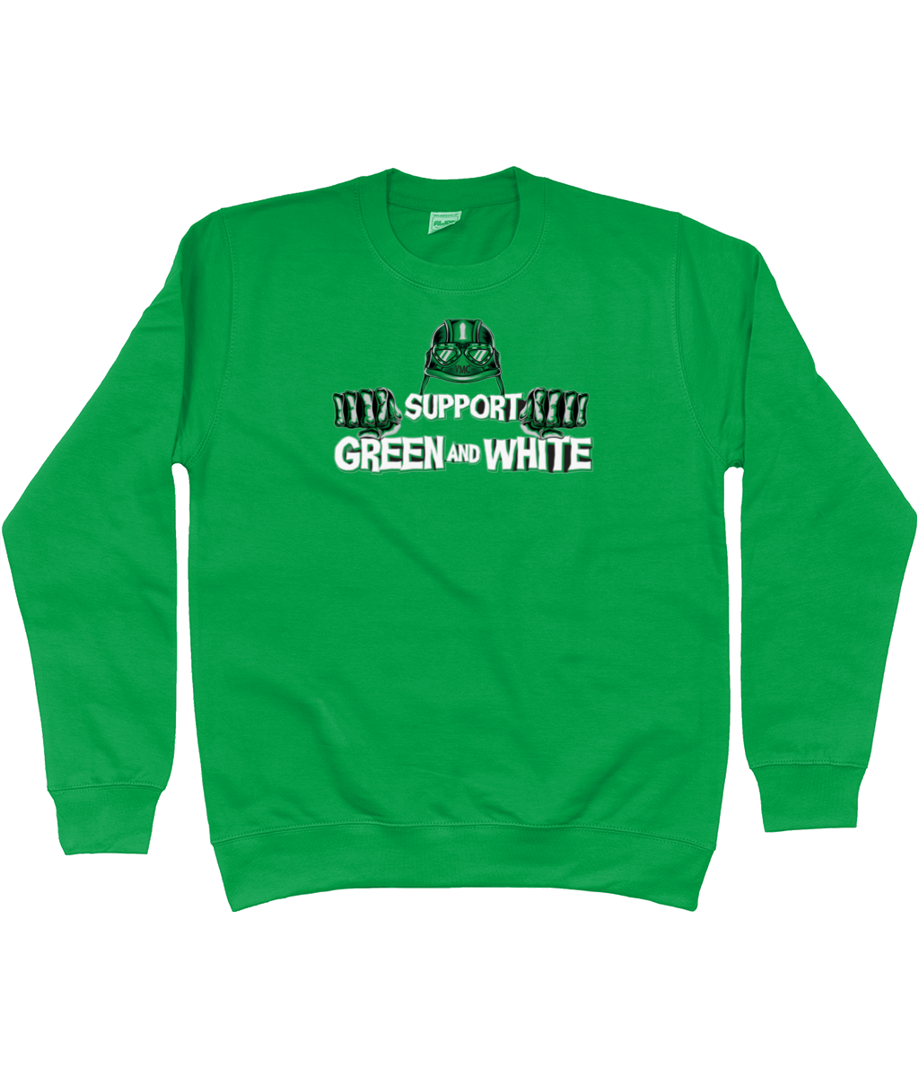 HEREN Sweatshirt G&W handlebars Mouwopdruk SUPPORT G&W
