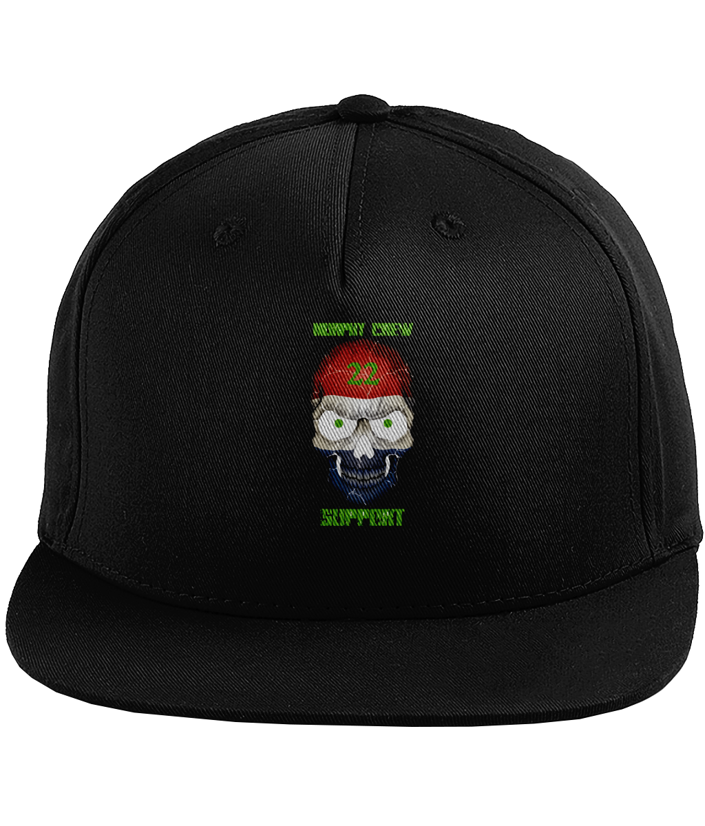 Snapback Rapper Cap Support-Skull