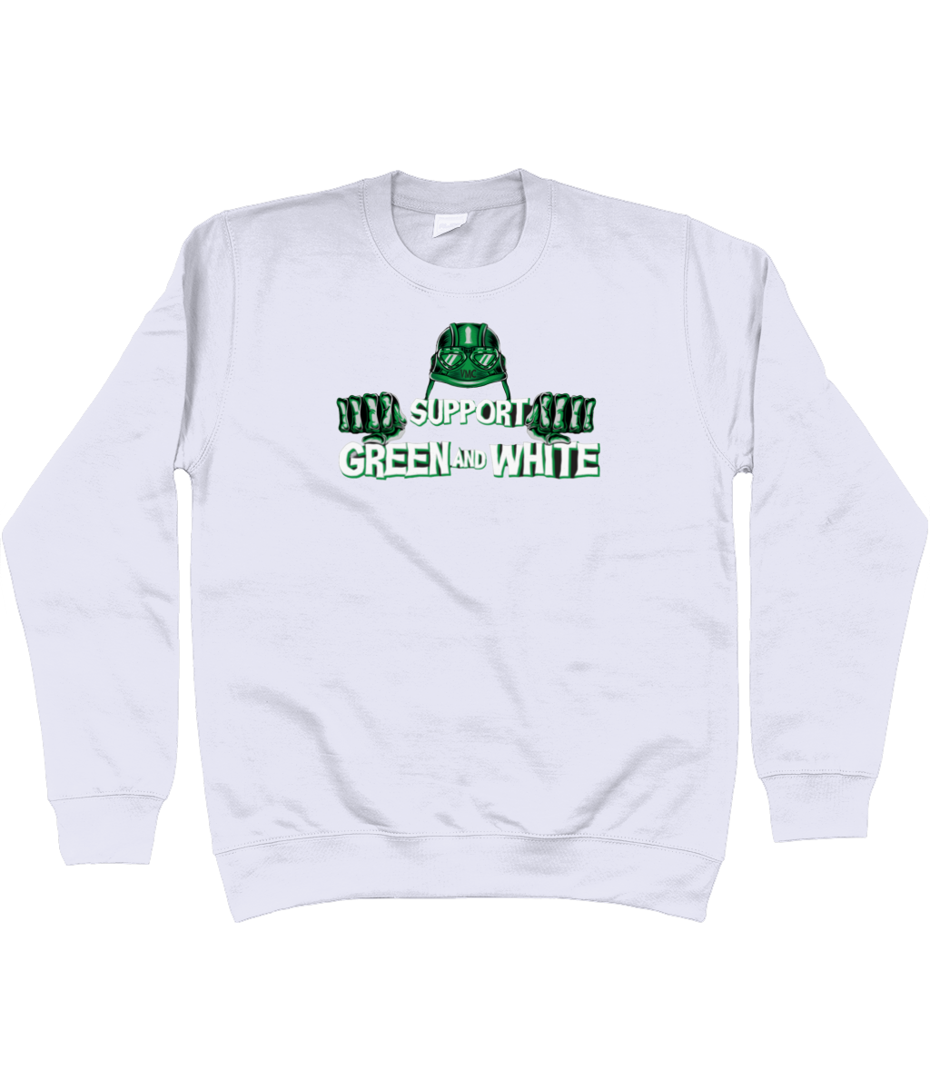 HEREN Sweatshirt G&W handlebars Mouwopdruk SUPPORT G&W