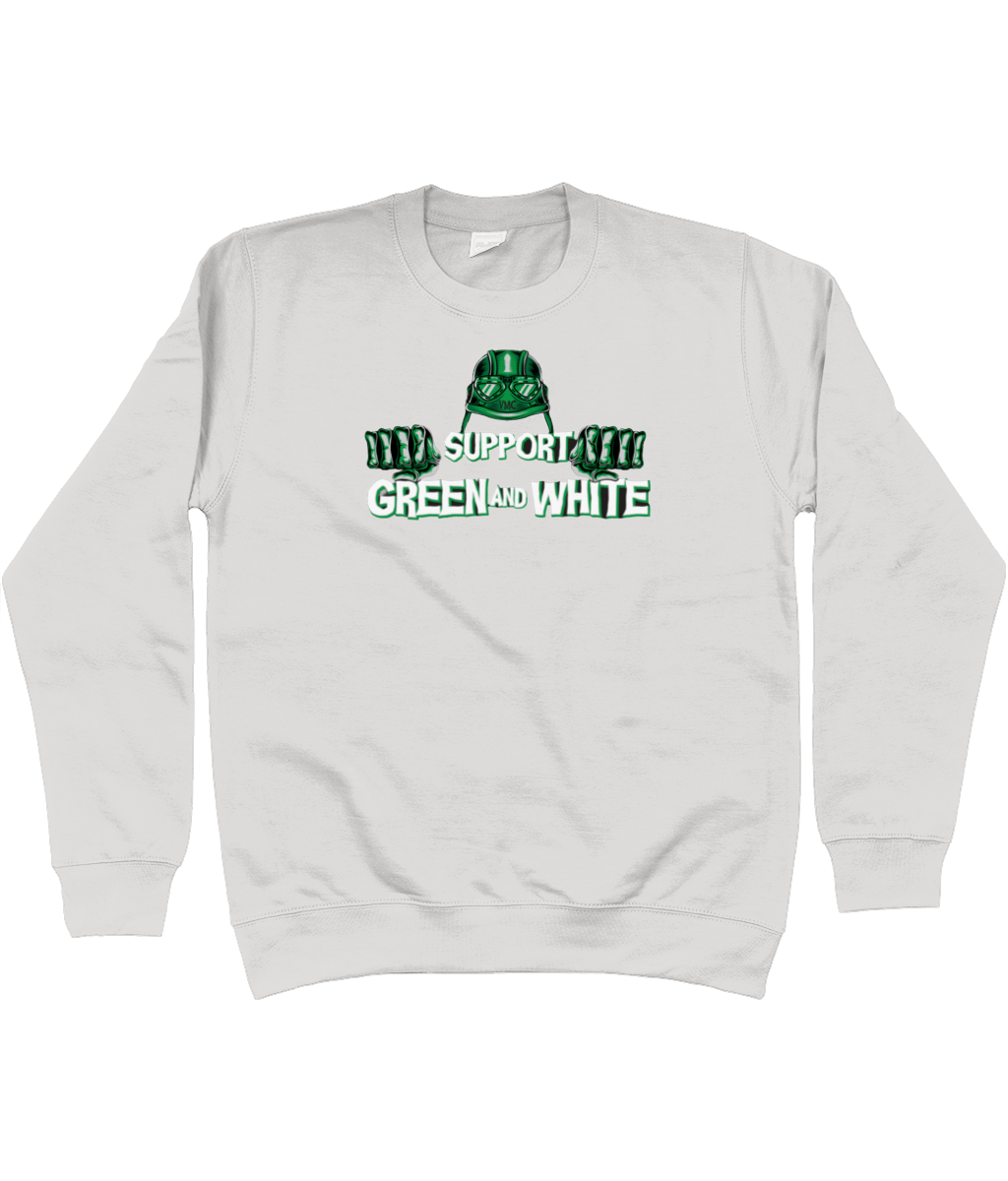 HEREN Sweatshirt G&W handlebars Mouwopdruk SUPPORT G&W