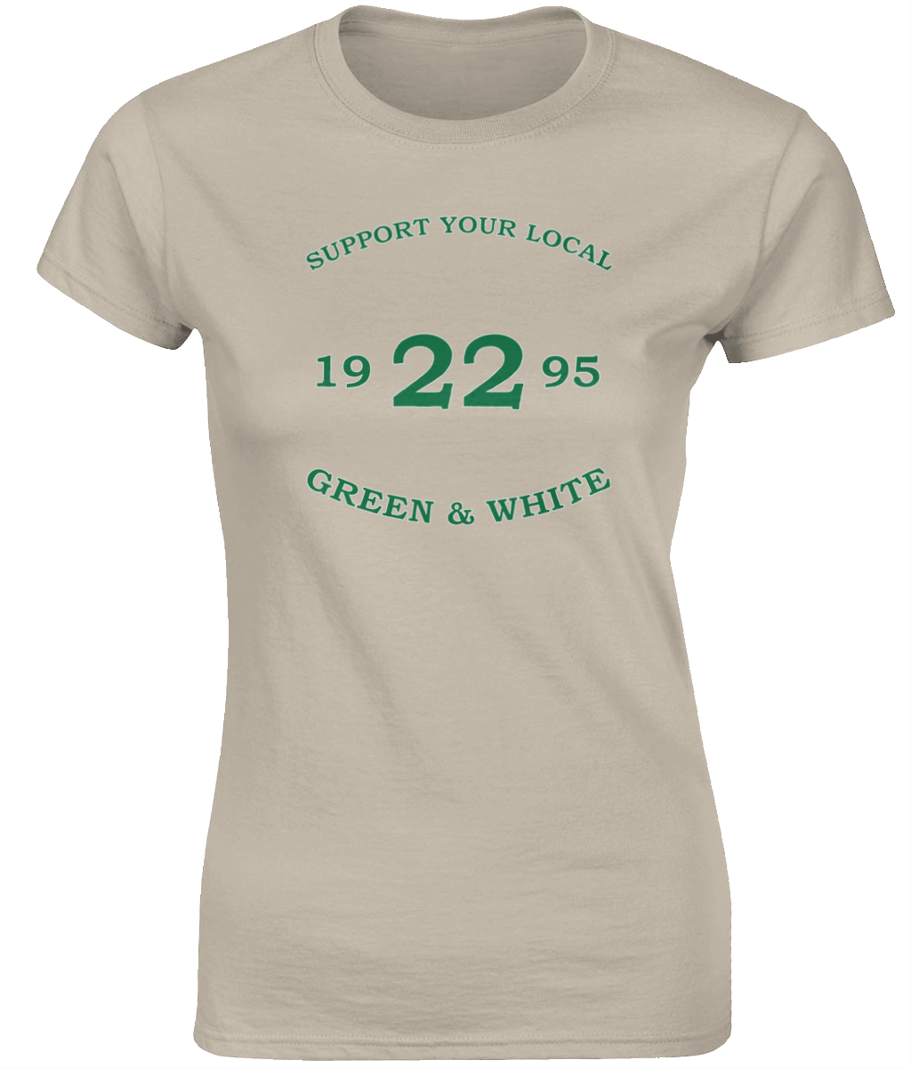 Dames T-Shirt Support-Tekst-1995
