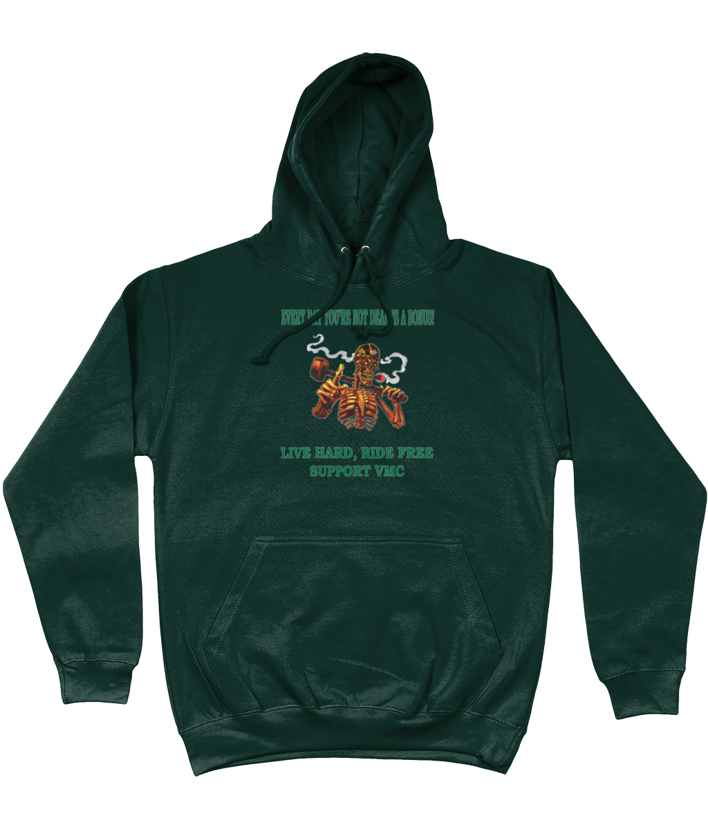 Heren Hoodie ride-free-skull-zwart-shirt