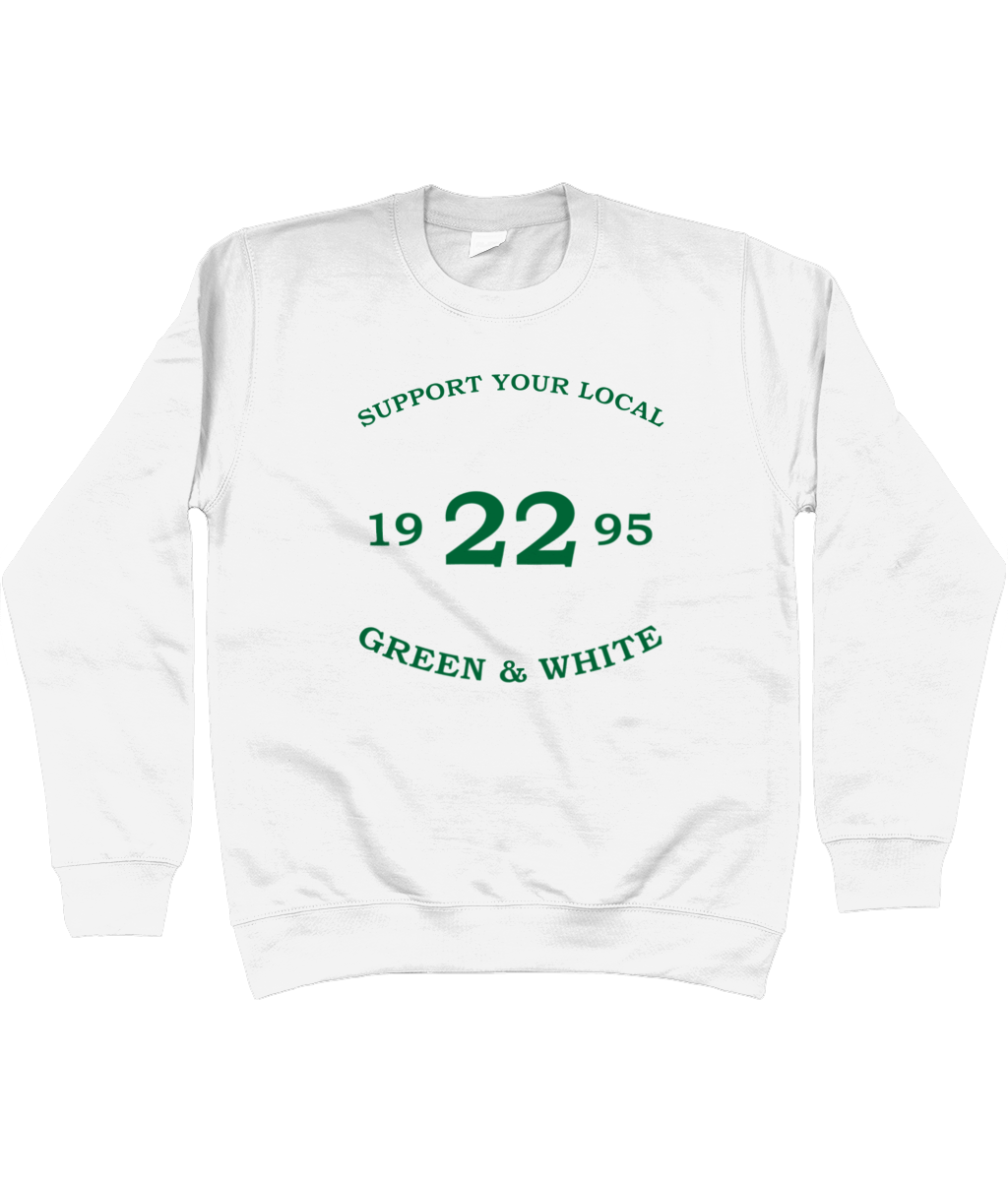 Heren Sweatshirt Support-Tekst-1995 SUPPORT G&W SUPPORT G&W
