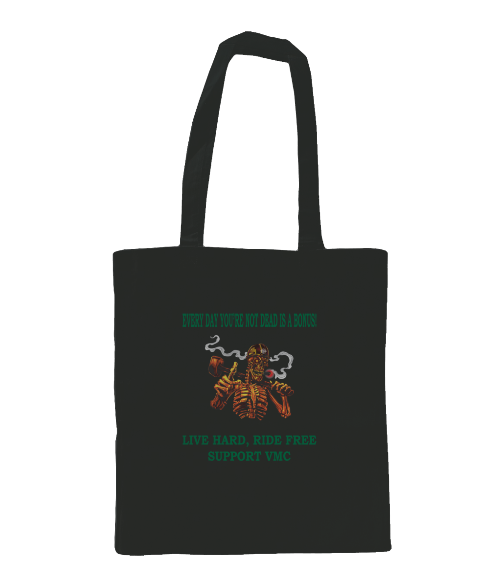 Bag for Life - Long Handles ride-free-skull