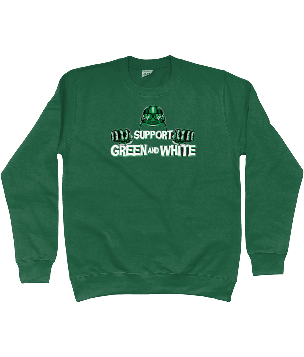HEREN Sweatshirt G&W handlebars Mouwopdruk SUPPORT G&W