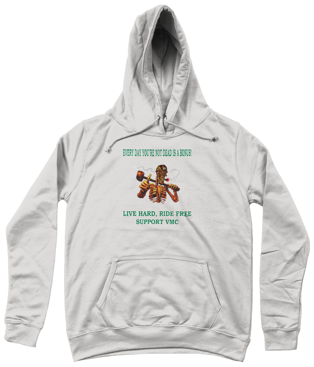 Dames Hoodie ride-free-skull