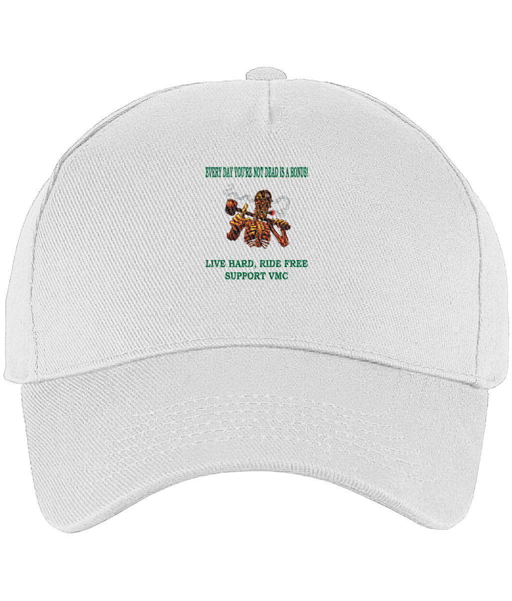 Ultimate 5 Panel Cap ride-free-skull