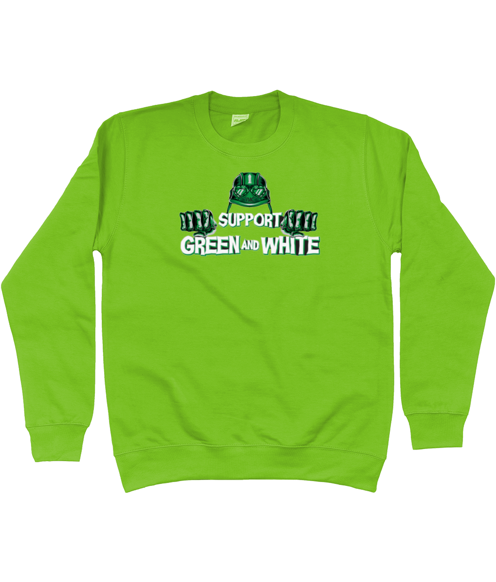 HEREN Sweatshirt G&W handlebars Mouwopdruk SUPPORT G&W