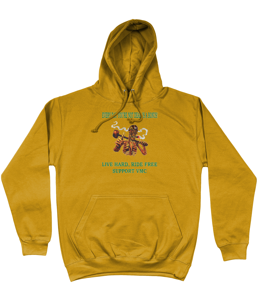 Heren Hoodie ride-free-skull-zwart-shirt