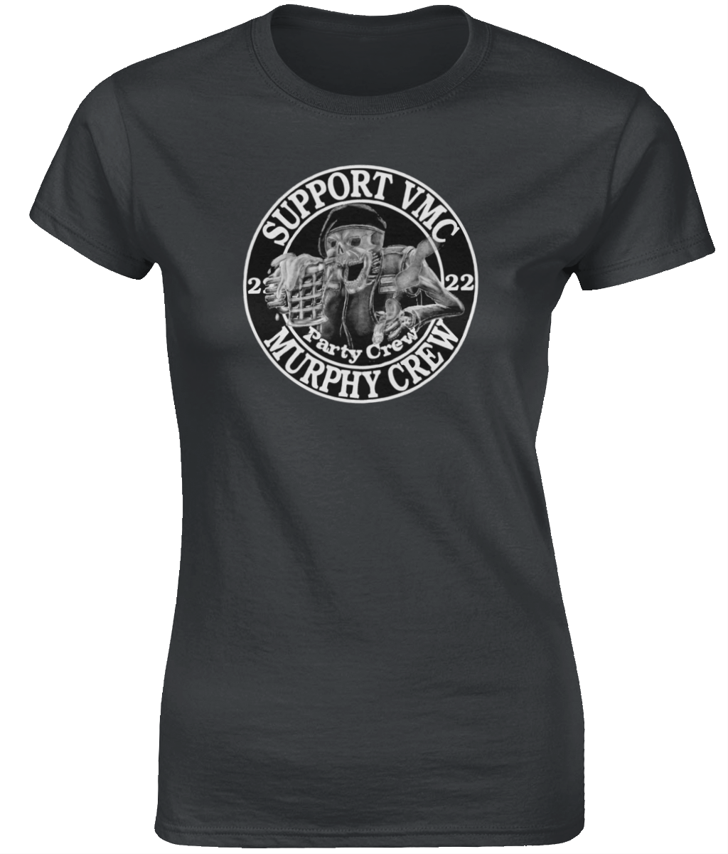 Dames T-Shirt Party-Crew-Logo