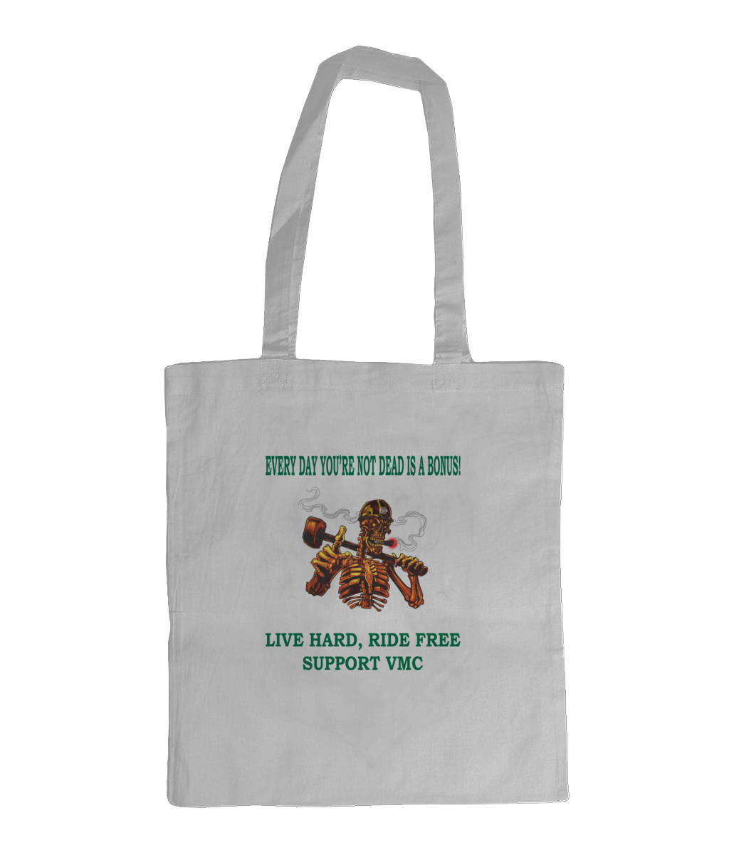 Bag for Life - Long Handles ride-free-skull