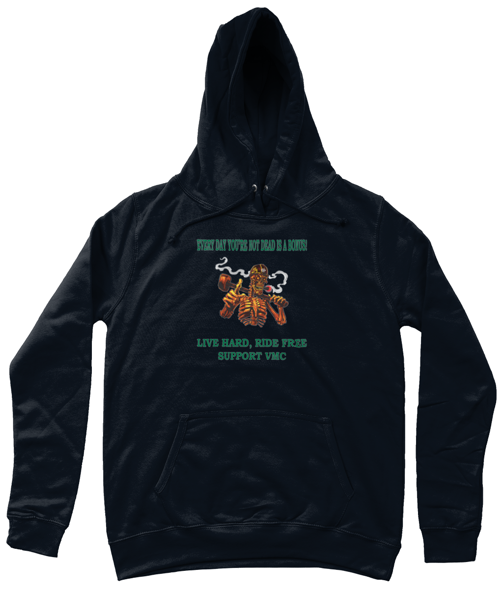Dames Hoodie ride-free-skull
