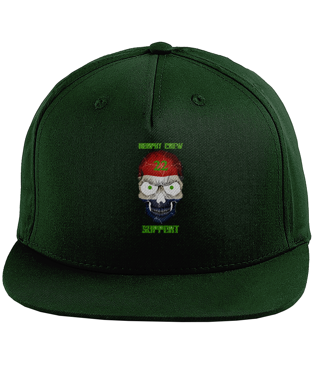 Snapback Rapper Cap Support-Skull