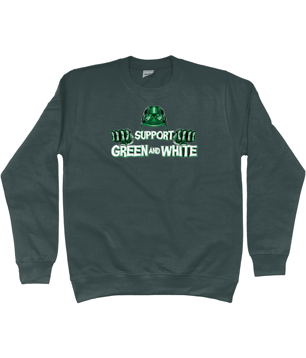 HEREN Sweatshirt G&W handlebars Mouwopdruk SUPPORT G&W