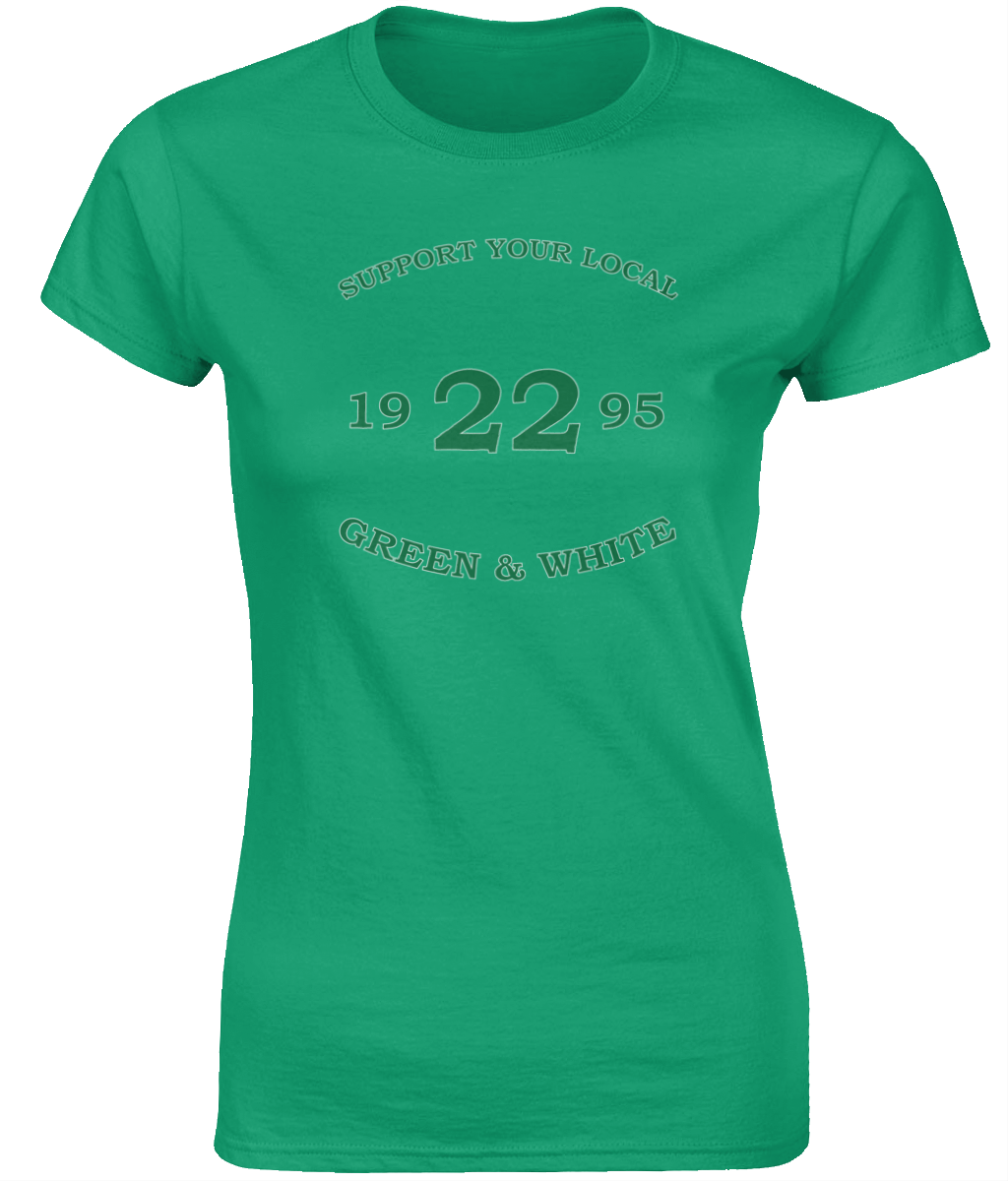 Dames T-Shirt Support-Tekst-1995
