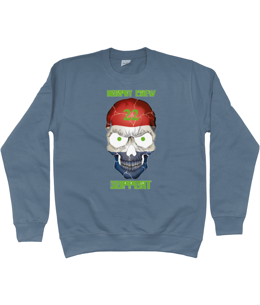 Heren Sweatshirt Support-Skull