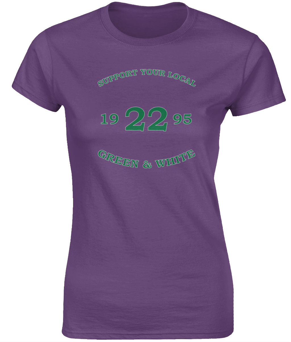 Dames T-Shirt Support-Tekst-1995