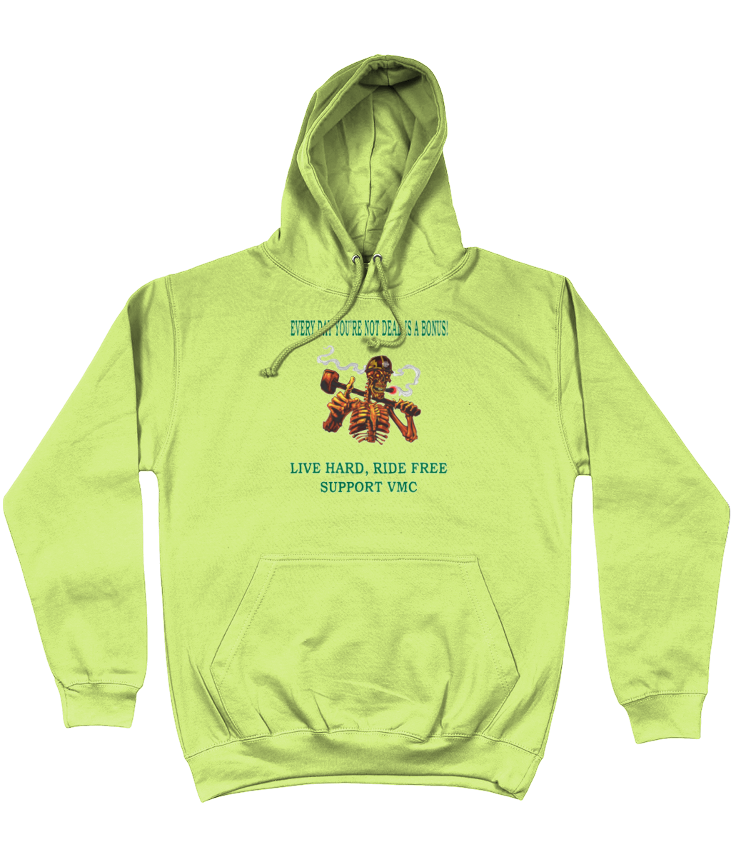 Heren Hoodie ride-free-skull-zwart-shirt