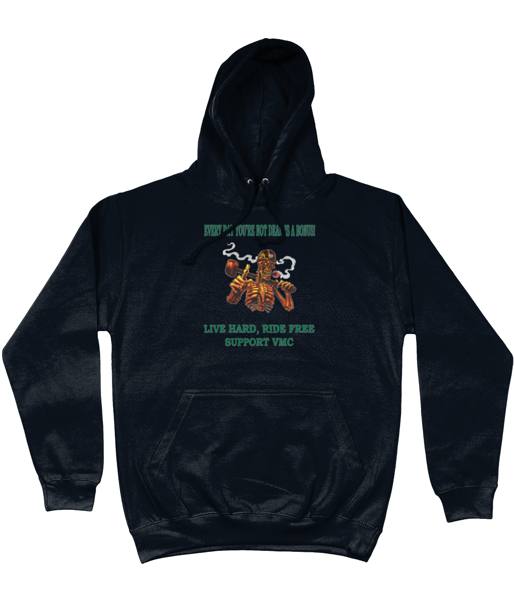 Heren Hoodie ride-free-skull-zwart-shirt