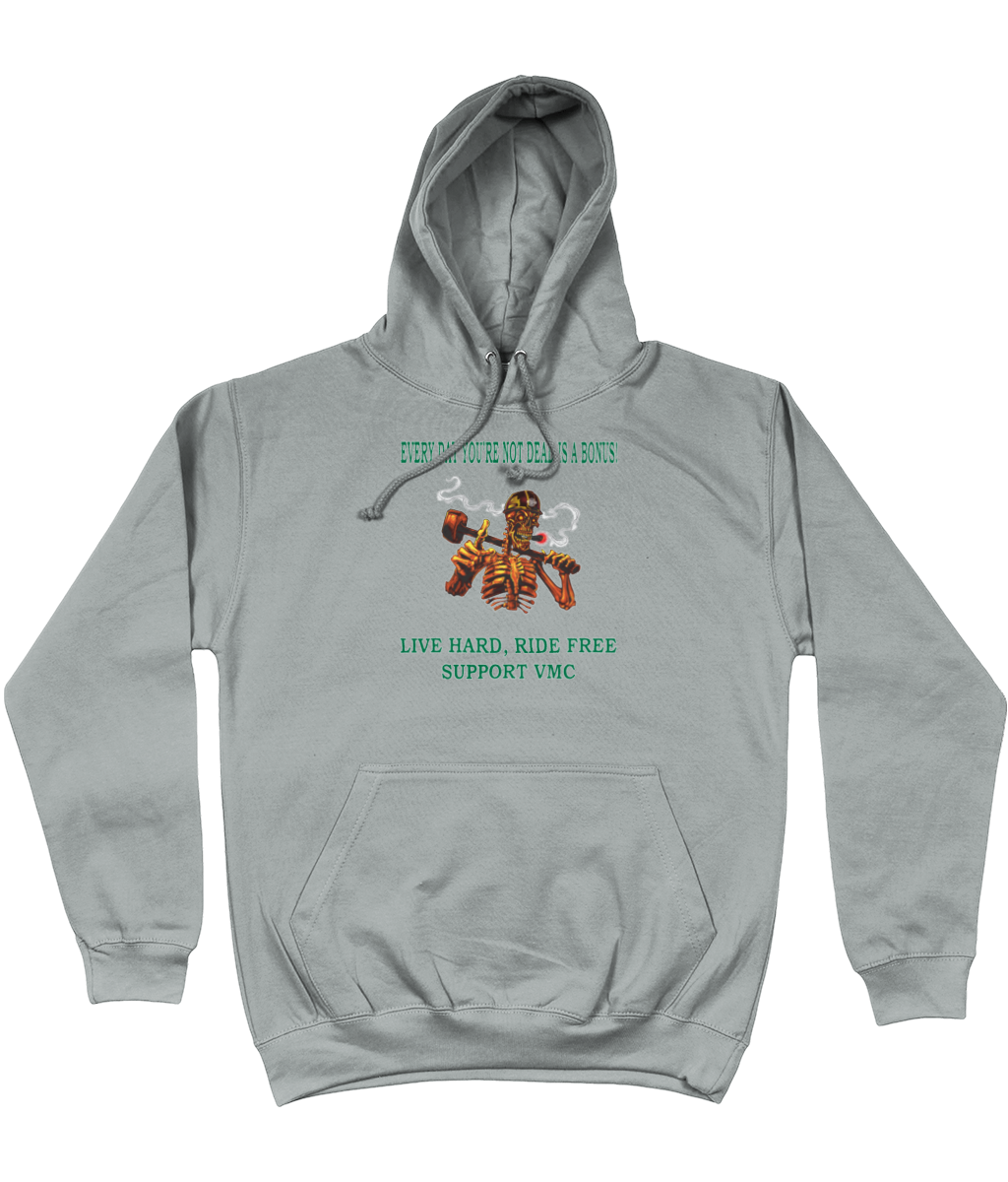 Heren Hoodie ride-free-skull-zwart-shirt