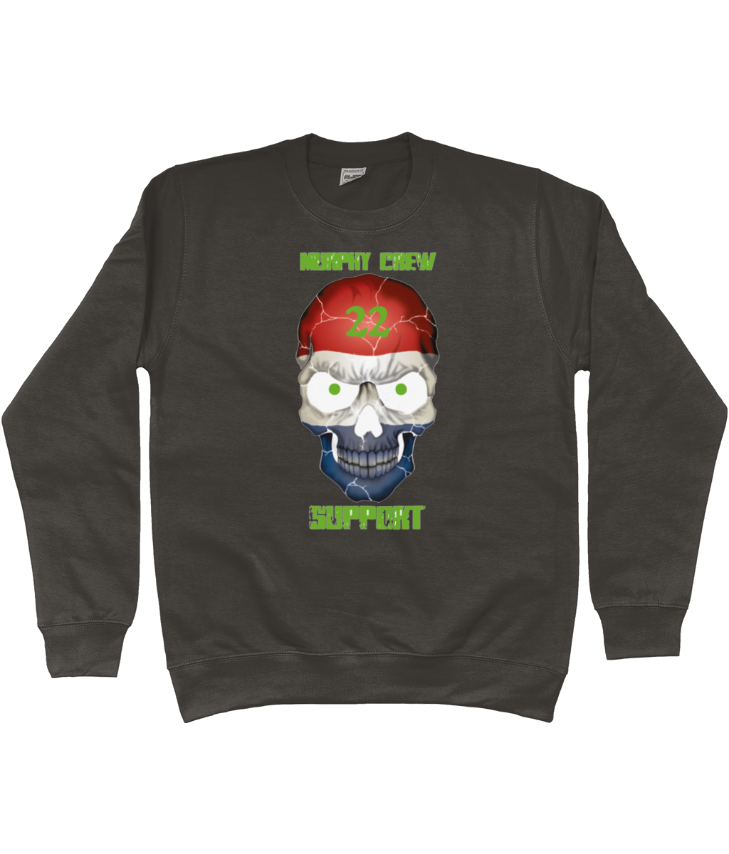 Heren Sweatshirt Support-Skull