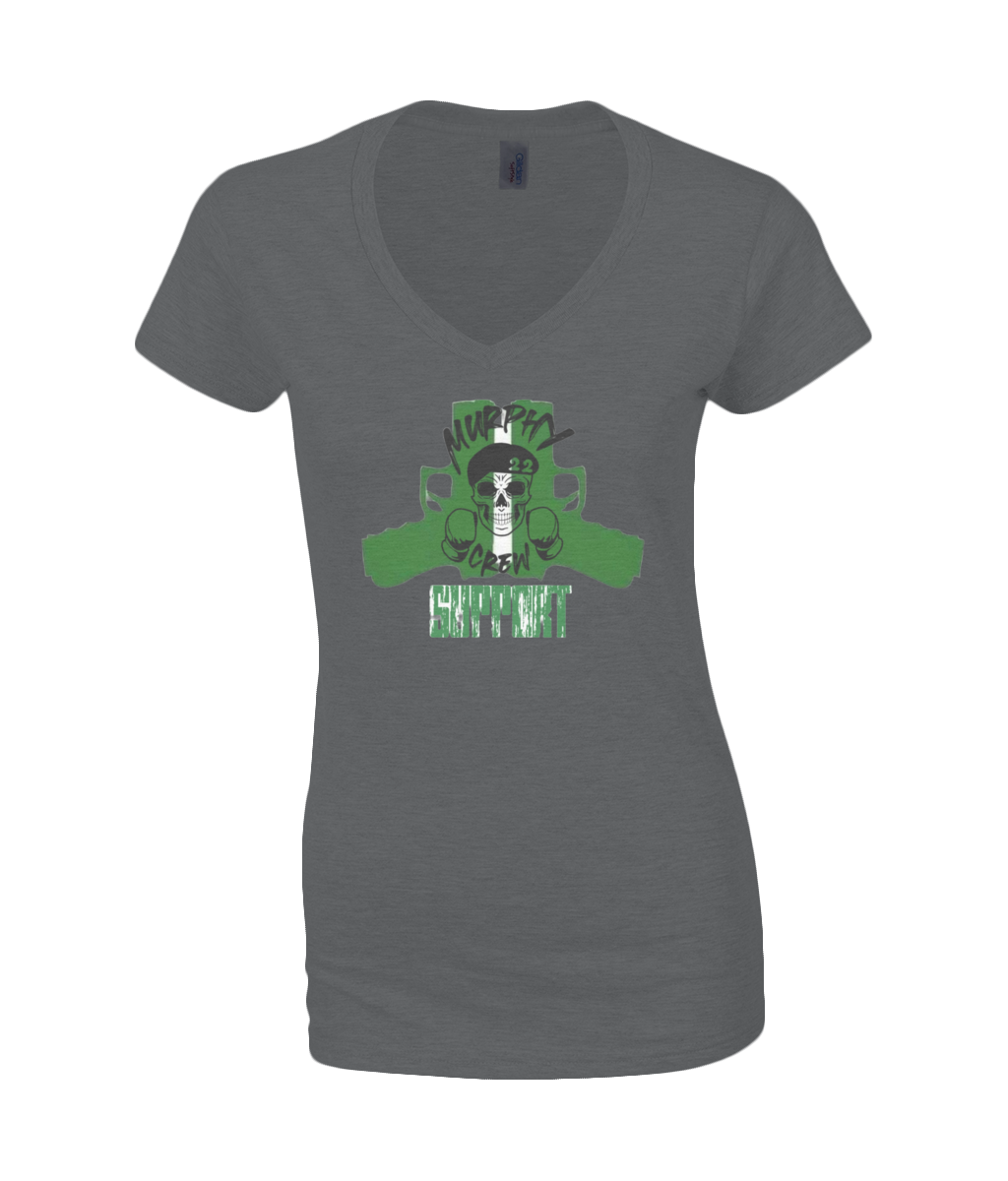 Dames V-Neck T-Shirt Murphy Pistols