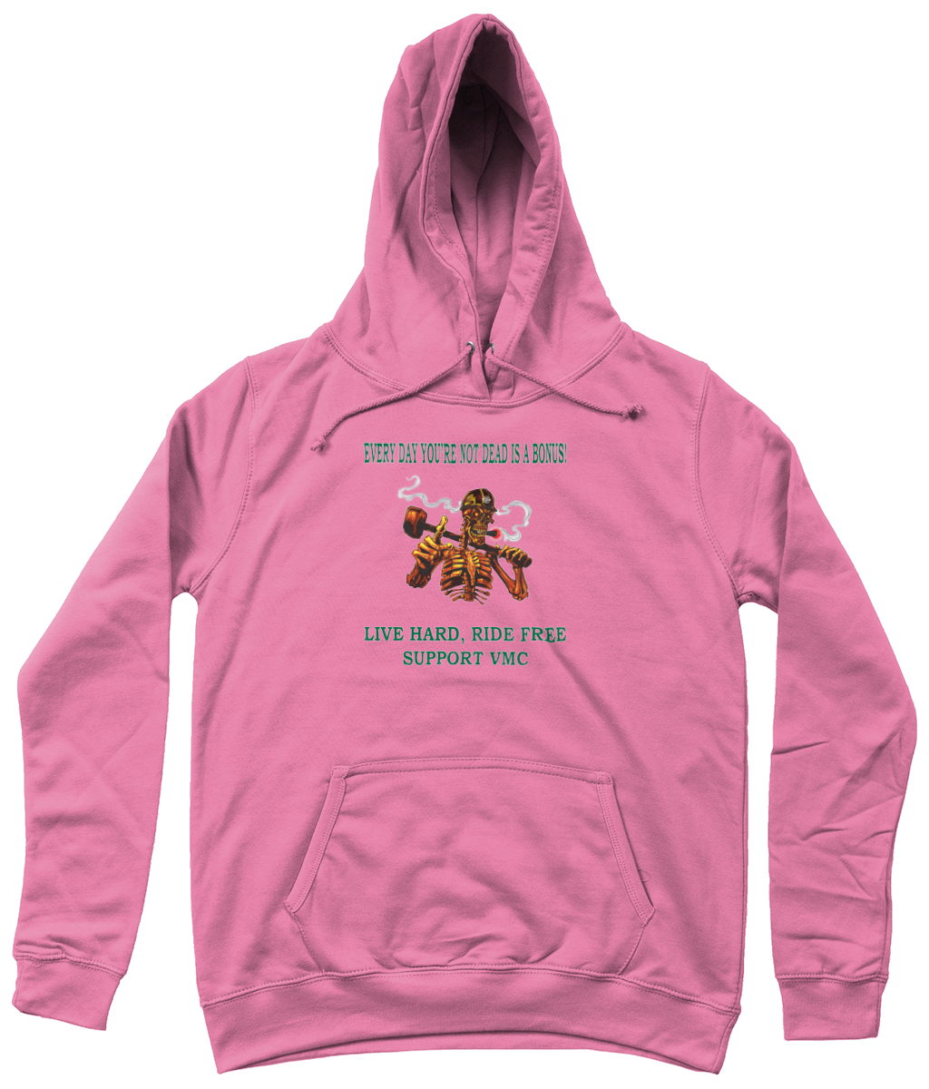 Dames Hoodie ride-free-skull