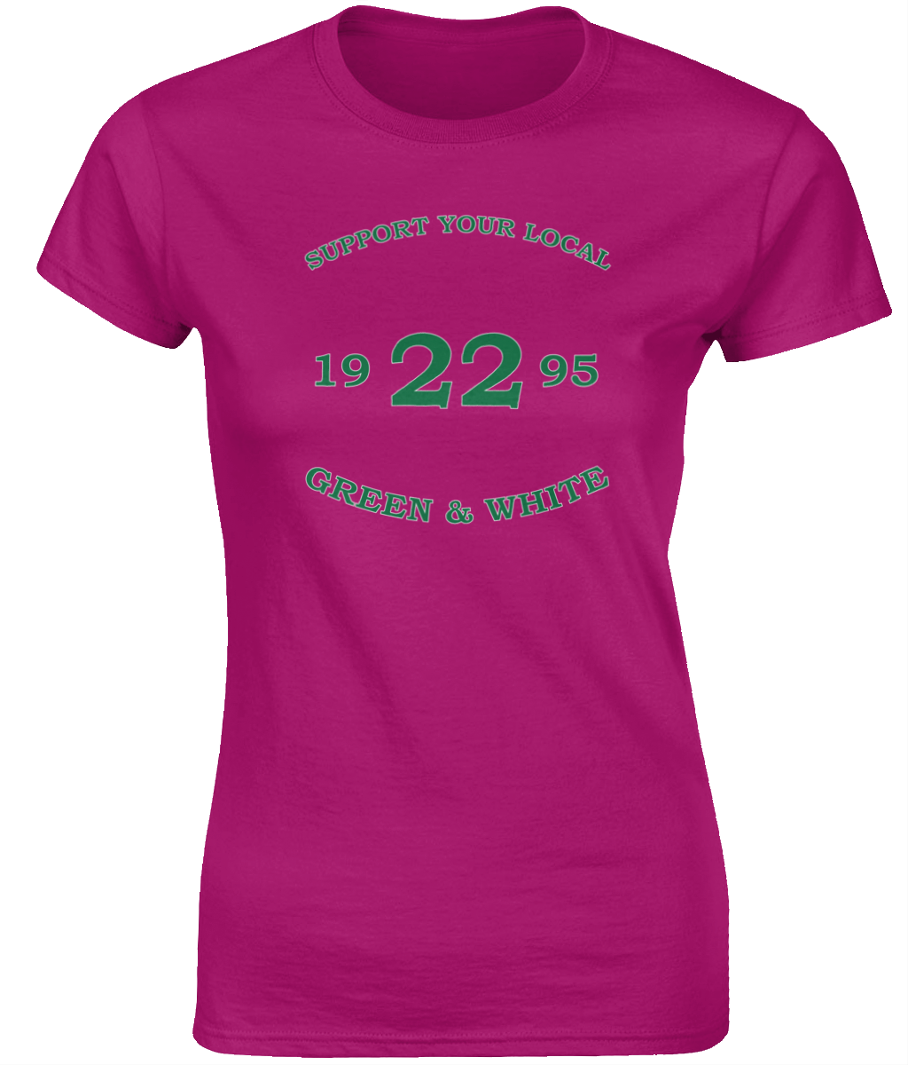 Dames T-Shirt Support-Tekst-1995