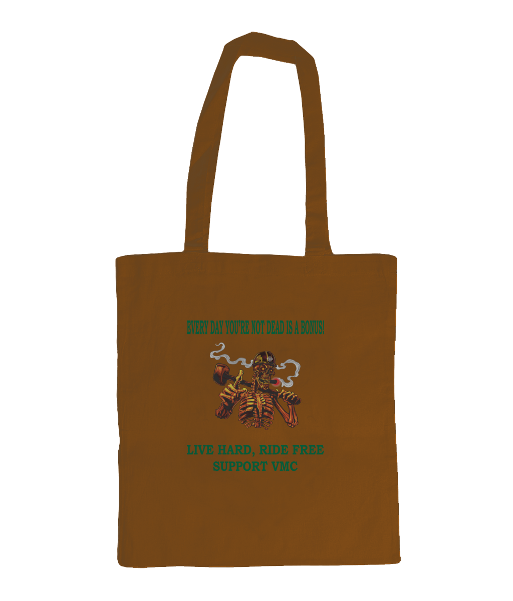 Bag for Life - Long Handles ride-free-skull