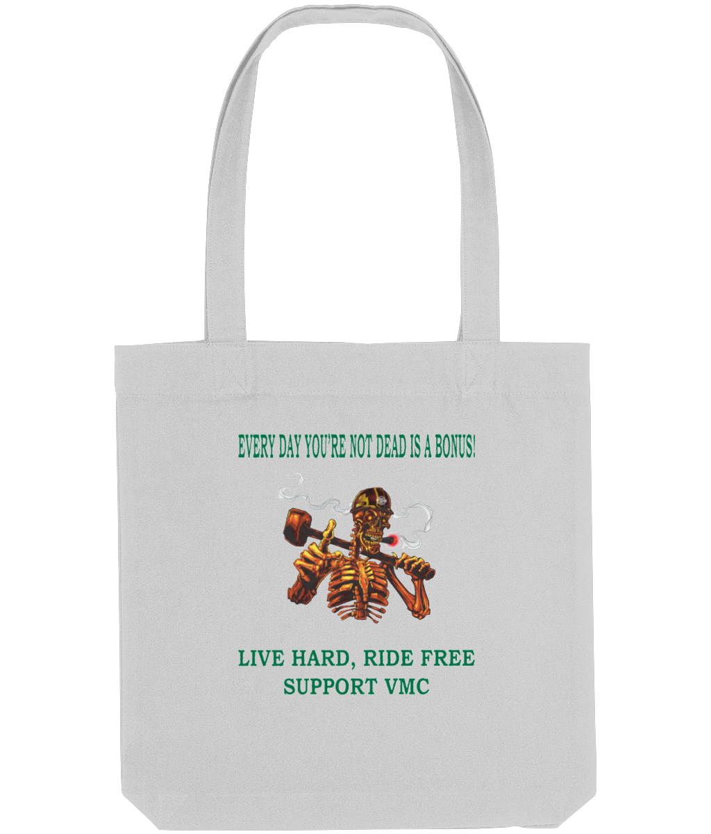 Tote Bag ride-free-skull