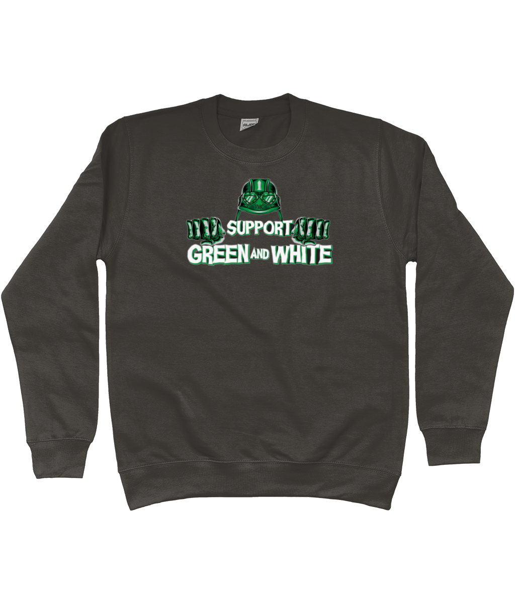 HEREN Sweatshirt G&W handlebars Mouwopdruk SUPPORT G&W
