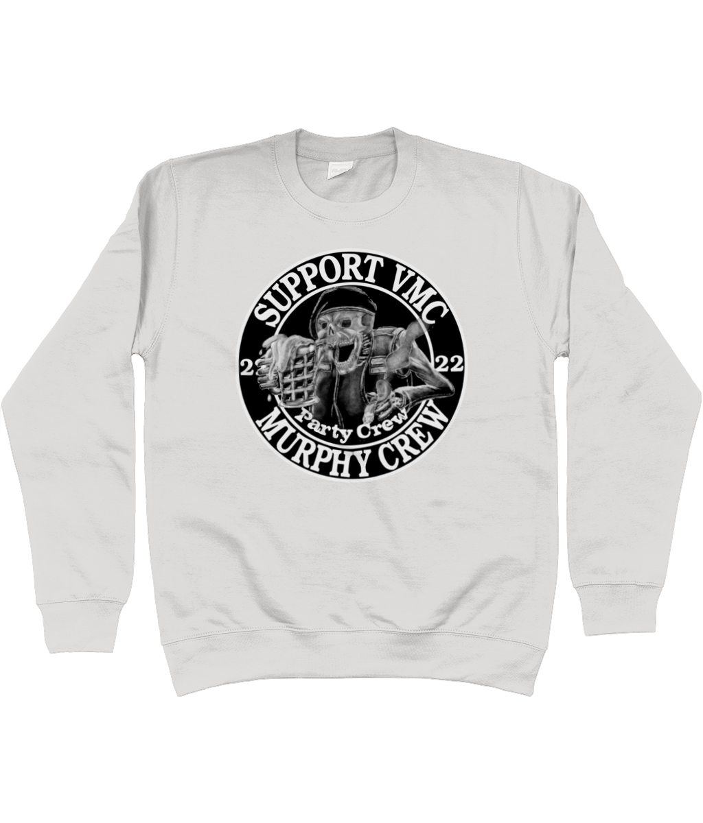 Heren Sweatshirt Party-Crew-Logo SUPPORT G&W SUPPORT G&W