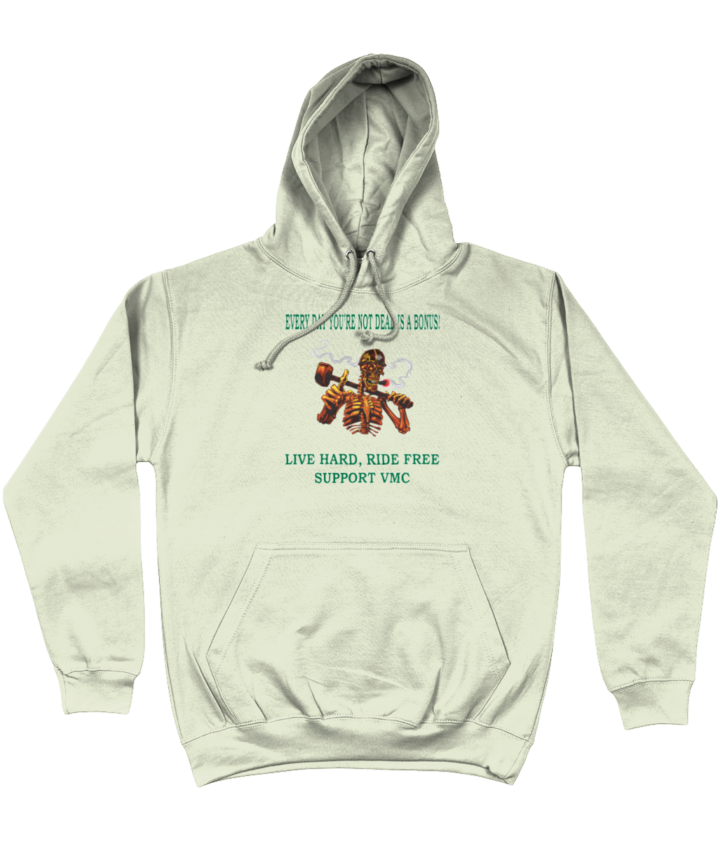 Heren Hoodie ride-free-skull-zwart-shirt