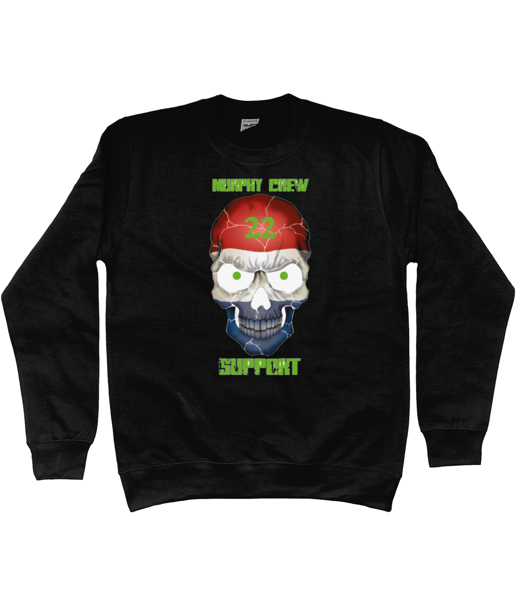 Heren Sweatshirt Support-Skull