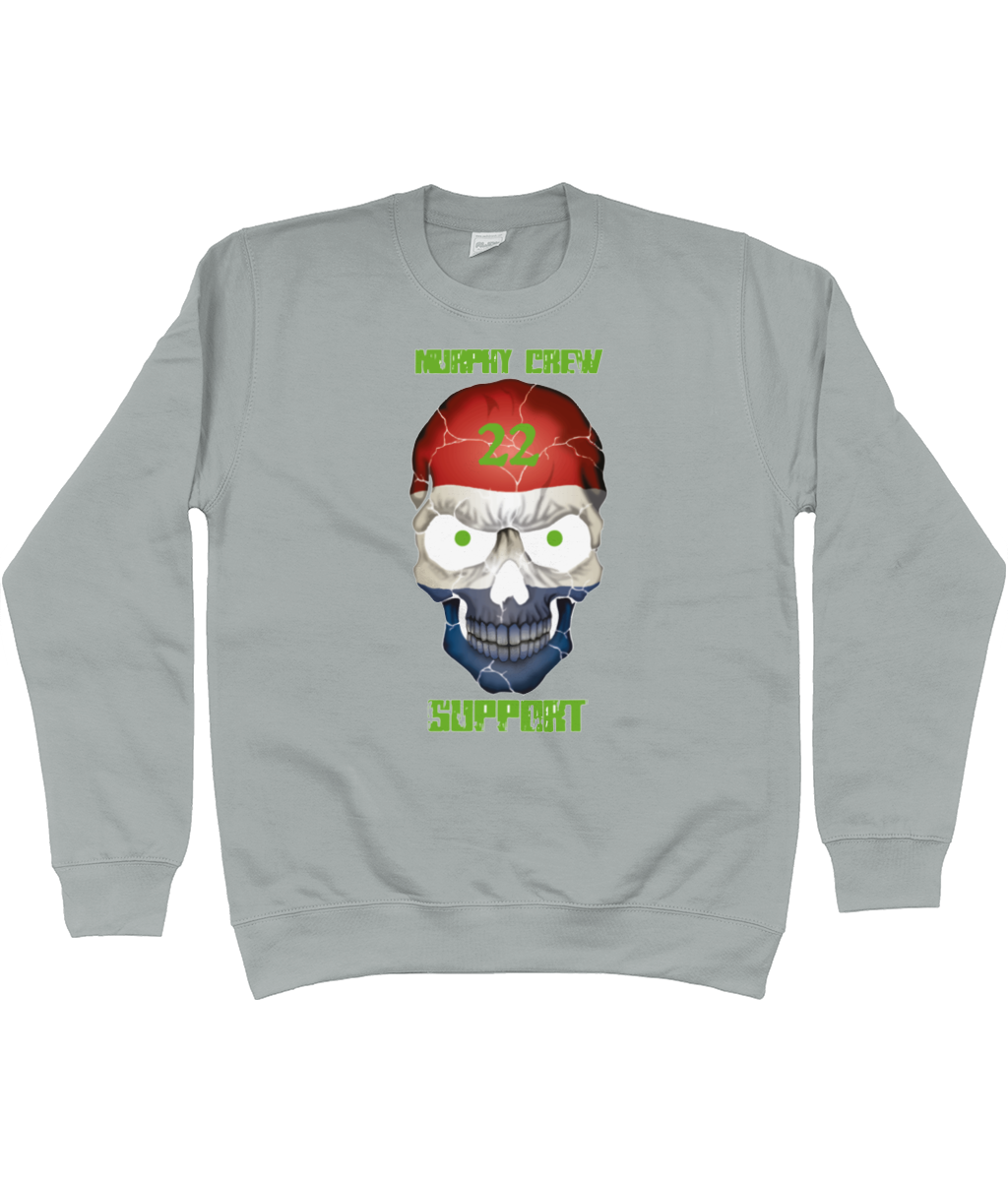 Heren Sweatshirt Support-Skull