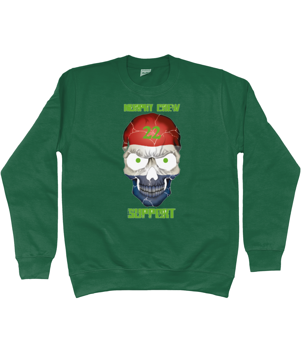 Heren Sweatshirt Support-Skull