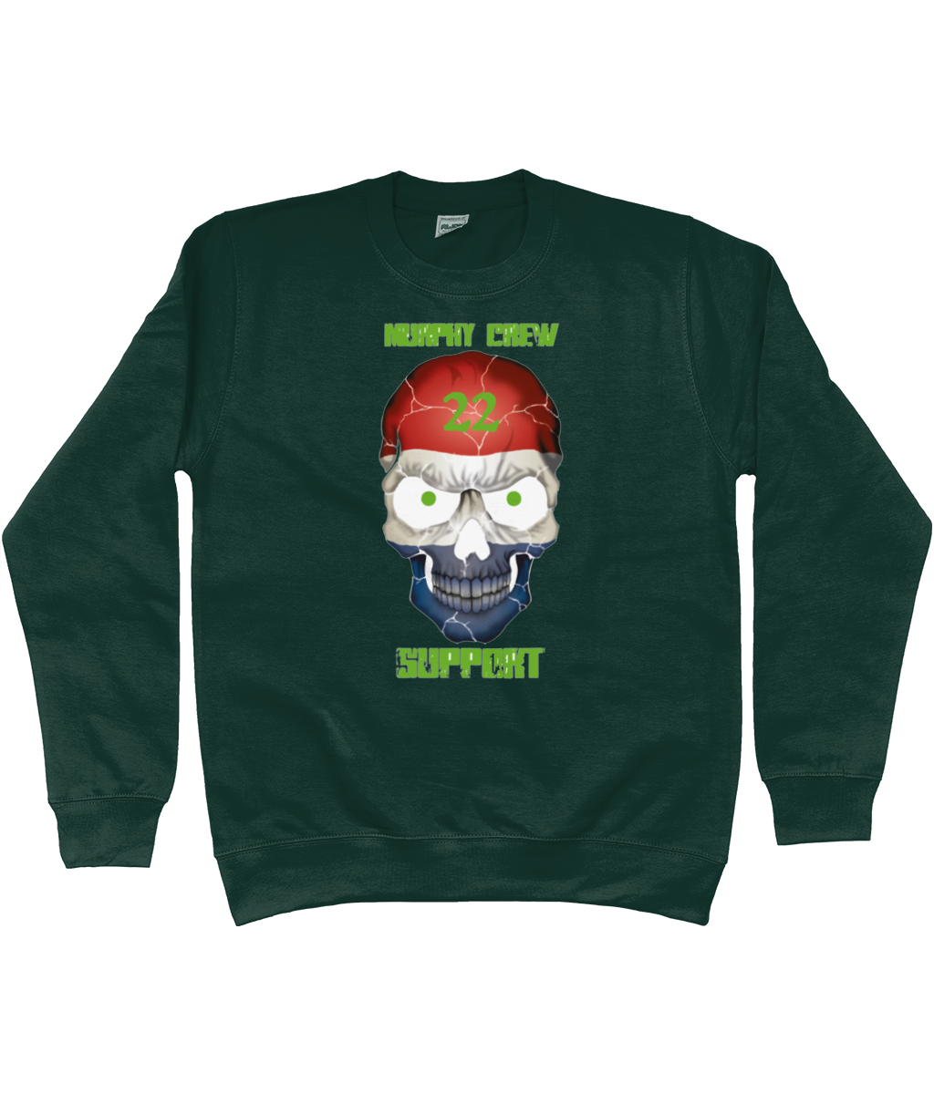 Heren Sweatshirt Support-Skull