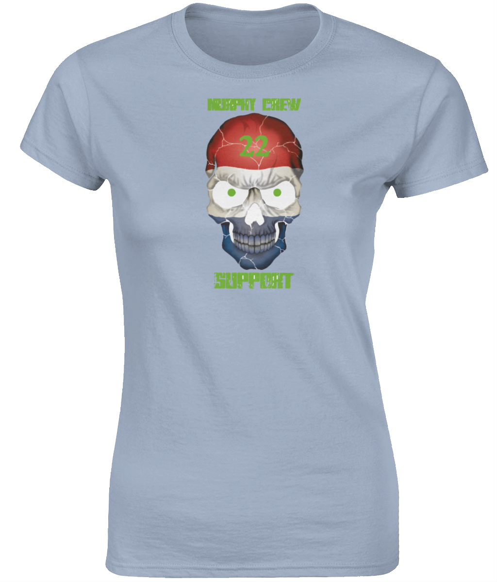 Dames T-Shirt Support-Skull