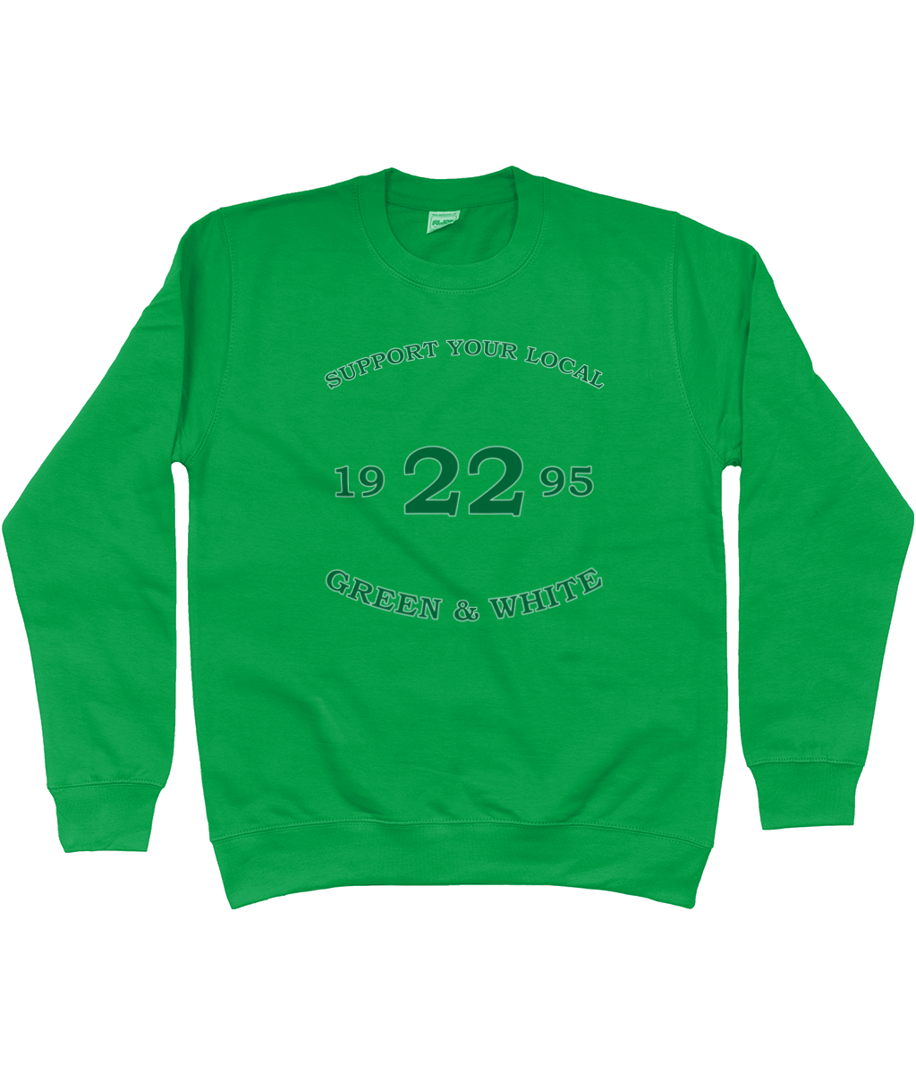 Heren Sweatshirt Support-Tekst-1995