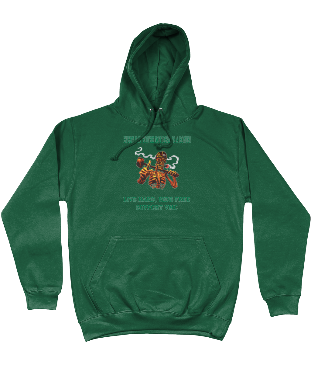 Heren Hoodie ride-free-skull-zwart-shirt