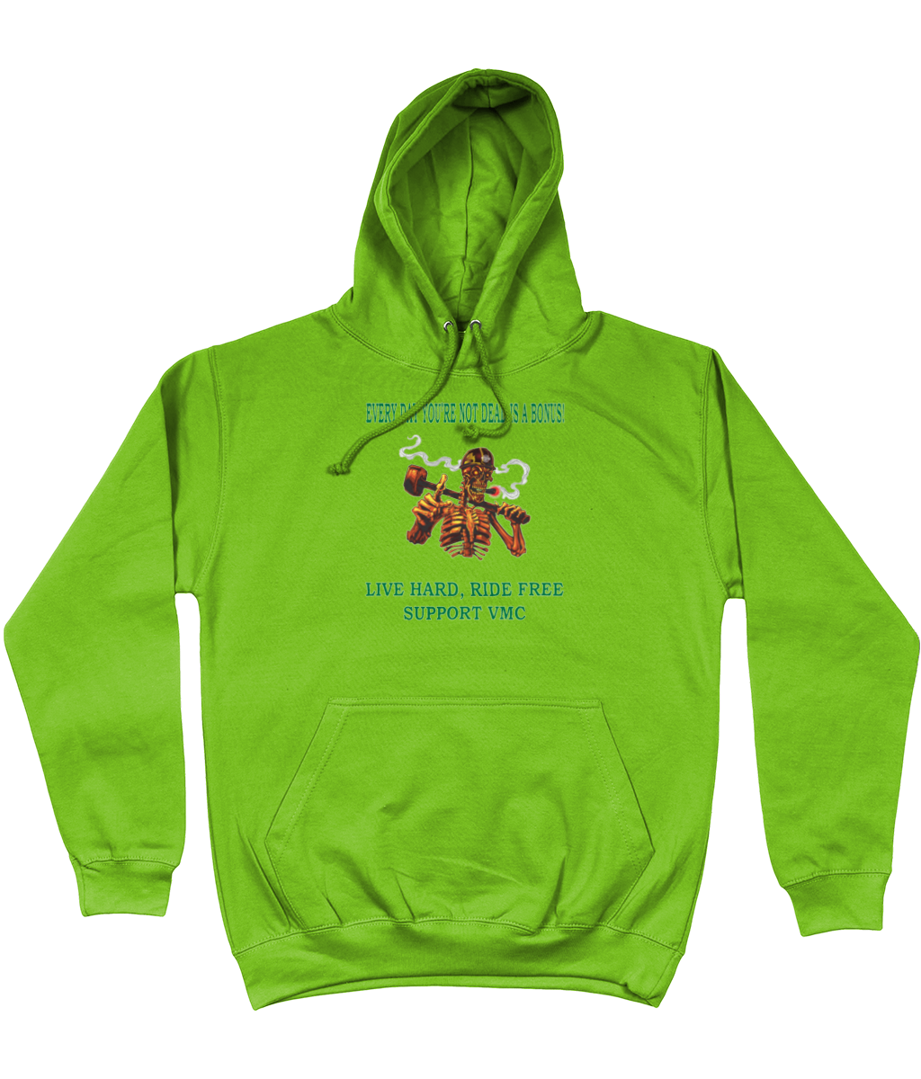 Heren Hoodie ride-free-skull-zwart-shirt