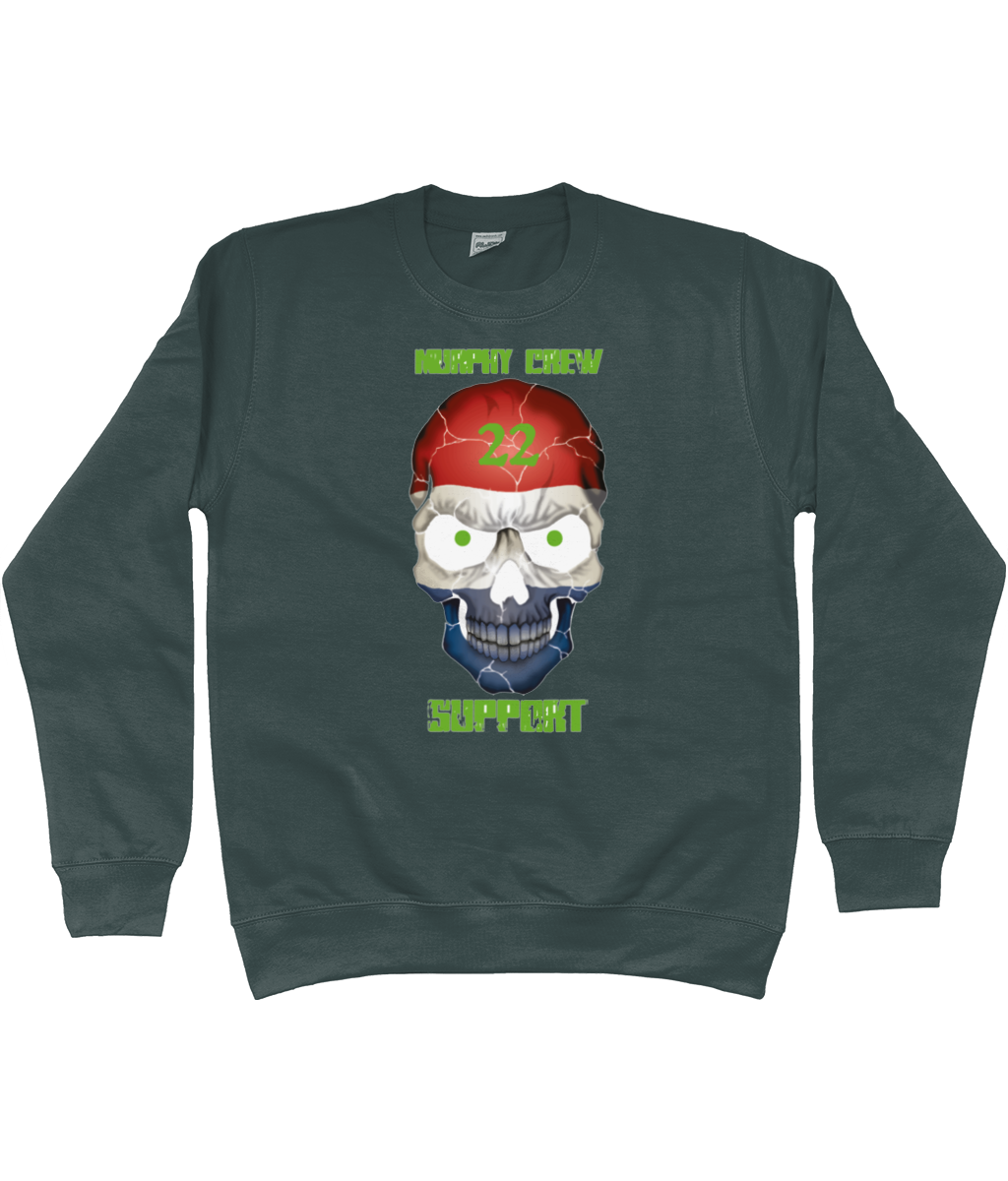 Heren Sweatshirt Support-Skull